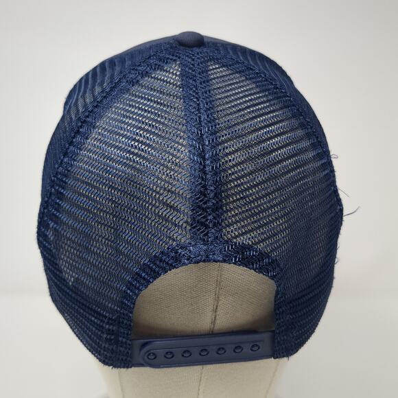 S. Padre Island Texas Snapback Trucker Hat Blue One Size Attractive Headwear - Picture 6 of 10